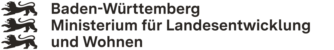 Logo Ministerium für Landesentwicklung und Wohnen Baden-Württemberg